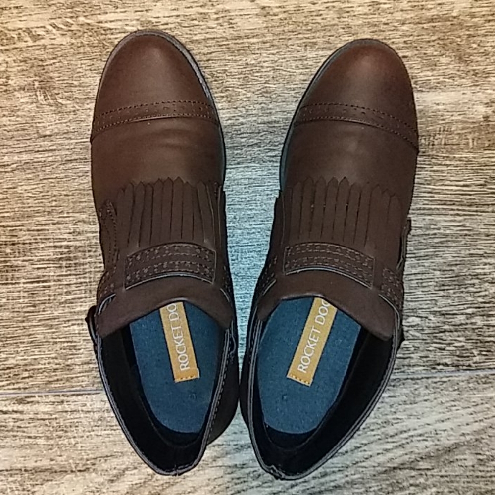 Rocket Dog Brown Slip-on Loafers